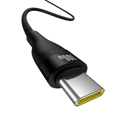 Καλώδιο Δεδομένων και Φόρτισης USB-A - USB-C Baseus Flash Series II, 100W, 2m, Μαύρο P10311804111-01