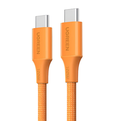 Καλώδιο Δεδομένων και Φόρτισης USB-C - USB-C UGREEN L502, 100W, 1m, Πορτοκαλί
