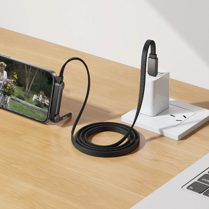 USB-C Data and Charging Cable - USB-C HOCO U150 Exquisite, 60W, 1.2m, Black