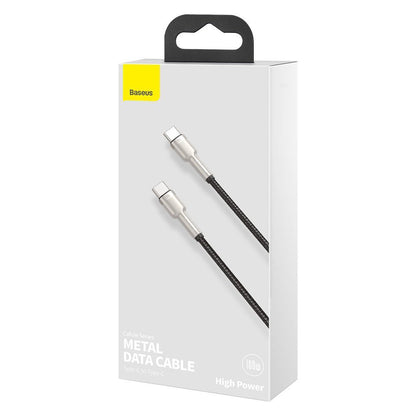 Καλώδιο Δεδομένων και Φόρτισης USB-C - USB-C Baseus Cafule, 100W, 2m, Μαύρο CATJK-D01