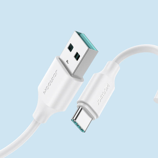 Καλώδιο Δεδομένων και Φόρτισης USB-A - USB-C Joyroom S-A9, 20W, 1m, Λευκό
