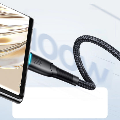 Καλώδιο Δεδομένων και Φόρτισης USB-A - USB-C Joyroom S-A32, 100W, 1m, Μαύρο