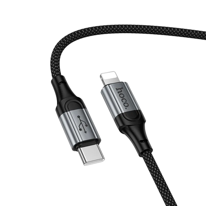 USB-C to Lightning Data and Charging Cable HOCO X121, 27W, 1.5m, Black