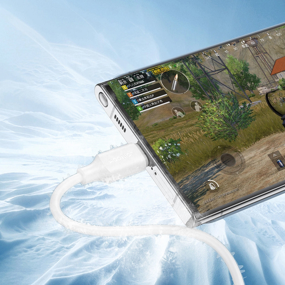 USB-A to USB-C Data and Charging Cable Joyroom S-A9, 20W, 2m, White