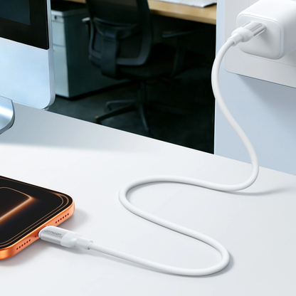 USB-C Data and Charging Cable - USB-C Joyroom S-A62 Lively, 60W, 1.2m, White