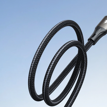 Καλώδιο Δεδομένων και Φόρτισης USB-A - USB-C Joyroom S-A25 Light-Speed, 100W, 1.2m, Μαύρο