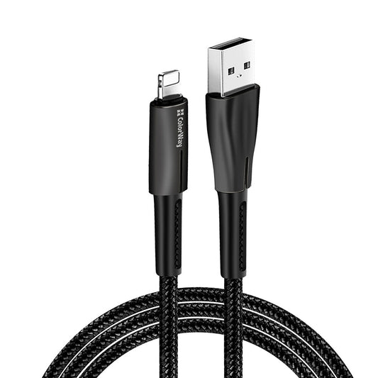 Καλώδιο Δεδομένων και Φόρτισης USB-A - Lightning ColorWay CW-CBUL035, 18W, 1m, Μαύρο