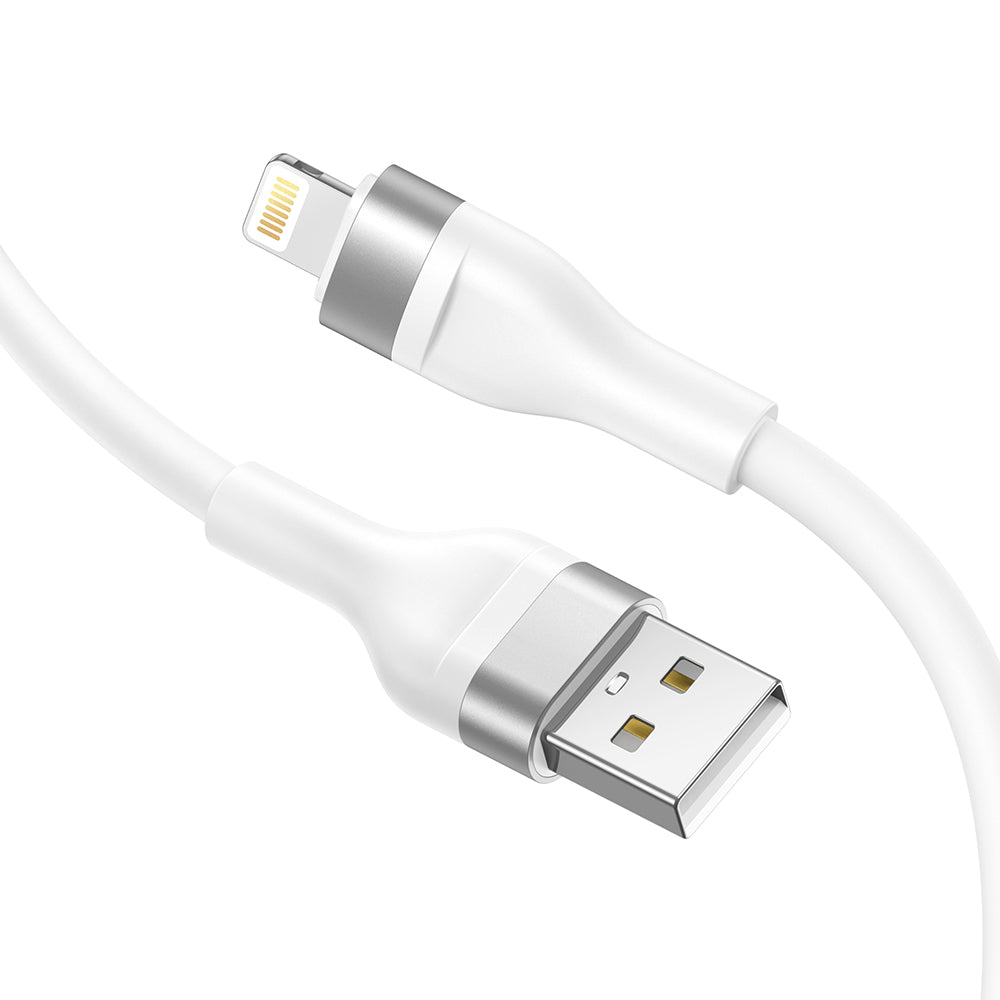 USB-A to Lightning Data and Charging Cable Lito LD02L, 18W, 1.2m, White