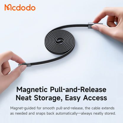 USB-A to Lightning Data and Charging Cable McDodo CA-1160, 18W, 1m, Black