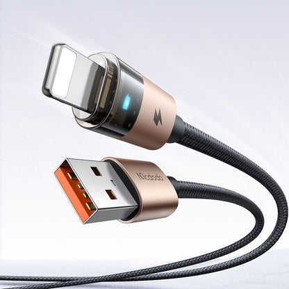 Καλώδιο Δεδομένων και Φόρτισης USB-A - Lightning McDodo CA-6911, 18W, 1.2m, Χρυσό