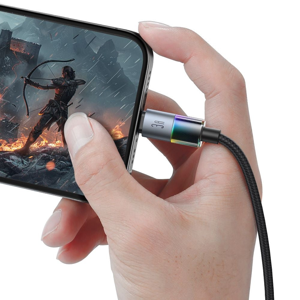 Καλώδιο Δεδομένων και Φόρτισης USB-A - Lightning McDodo CA-8170 Colorful, 18W, 1.2m, Μαύρο