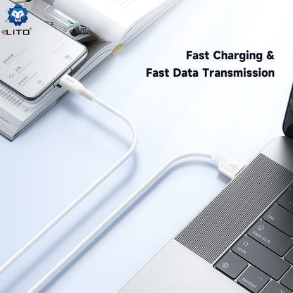 Καλώδιο Δεδομένων και Φόρτισης USB-A - microUSB Lito LD06V, 18W, 1m, Μαύρο