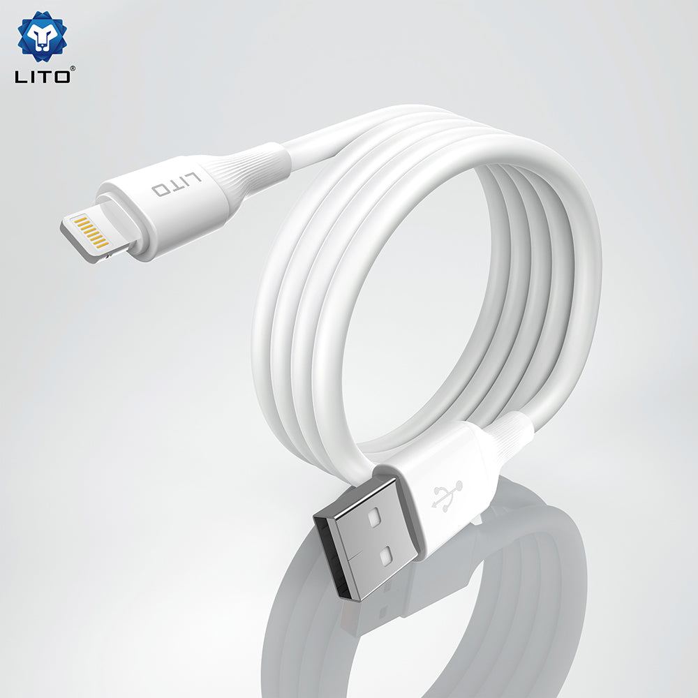 Καλώδιο Δεδομένων και Φόρτισης USB-A - microUSB Lito LD06V, 18W, 1m, Μαύρο