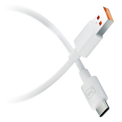 Καλώδιο Δεδομένων και Φόρτισης USB-A - USB-C 3MK Hyper, 60W, 1.2m, Λευκό
