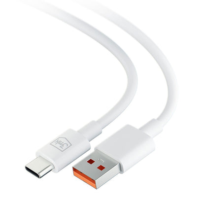 Καλώδιο Δεδομένων και Φόρτισης USB-A - USB-C 3MK Hyper, 60W, 1.2m, Λευκό
