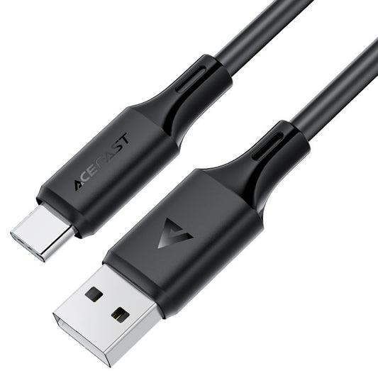 Καλώδιο Δεδομένων και Φόρτισης USB-A - USB-C Acefast C17-04, 18W, 1.2m, Μαύρο