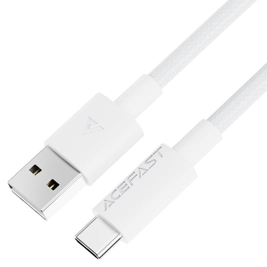 Καλώδιο Δεδομένων και Φόρτισης USB-A - USB-C Acefast C18-04, 18W, 1.2m, Λευκό