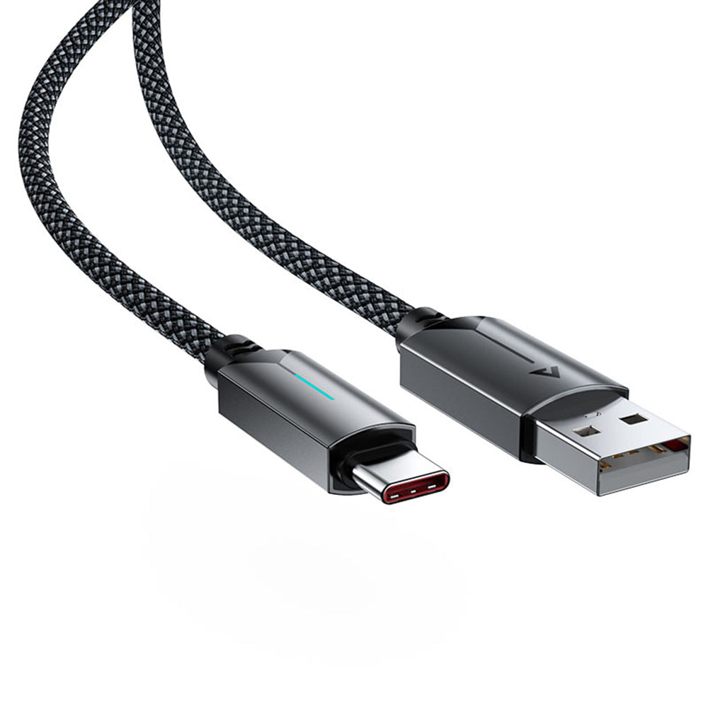 Καλώδιο Δεδομένων και Φόρτισης USB-A - USB-C Acefast C19-04, 18W, 1.2m, Μαύρο