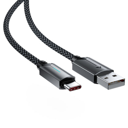 Καλώδιο Δεδομένων και Φόρτισης USB-A - USB-C Acefast C19-04, 18W, 1.2m, Μαύρο