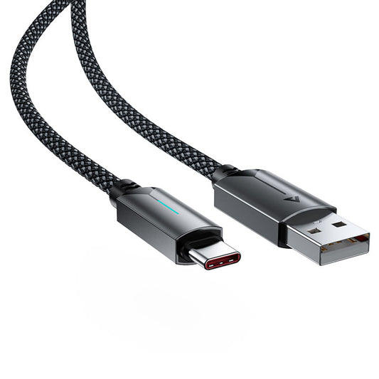 Καλώδιο Δεδομένων και Φόρτισης USB-A - USB-C Acefast C19-04, 18W, 1.2m, Μαύρο