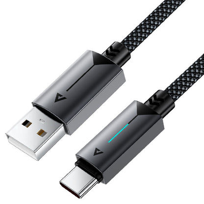 Καλώδιο Δεδομένων και Φόρτισης USB-A - USB-C Acefast C19-04, 18W, 1.2m, Μαύρο