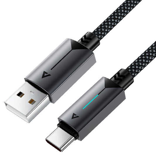 Καλώδιο Δεδομένων και Φόρτισης USB-A - USB-C Acefast C19-04, 18W, 1.2m, Μαύρο