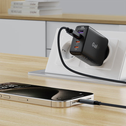 Καλώδιο Δεδομένων και Φόρτισης USB-A - USB-C Acefast C19-04, 18W, 1.2m, Μαύρο