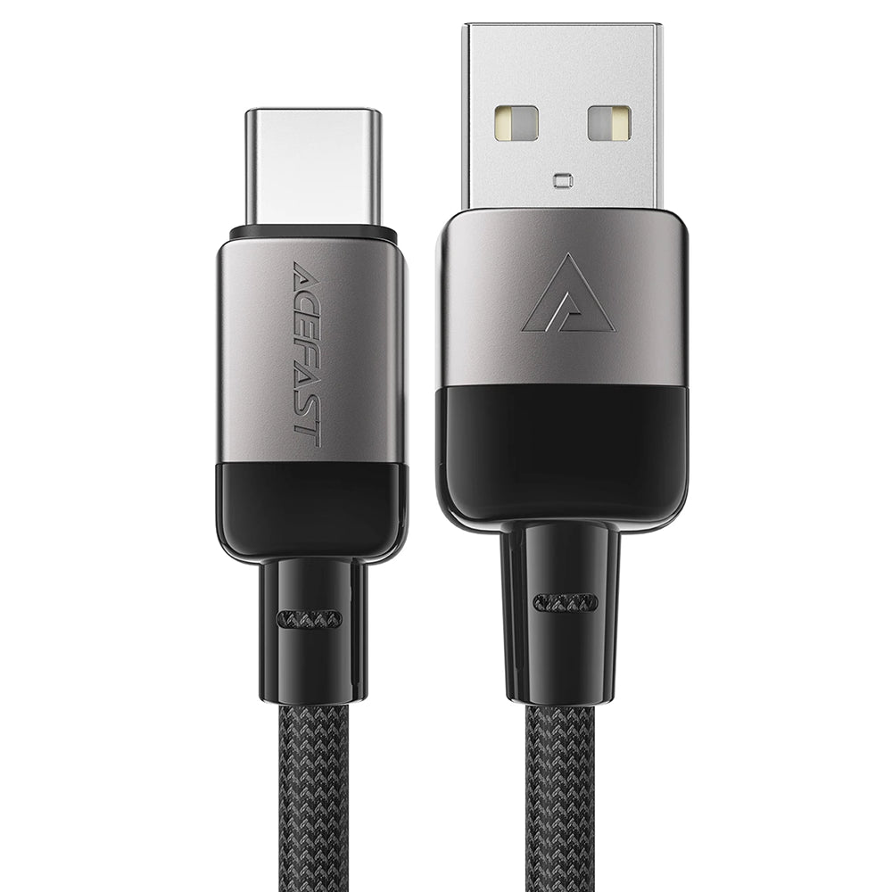 Καλώδιο Δεδομένων και Φόρτισης USB-A - USB-C Acefast C9-04, 18W, 1.2m, Μαύρο