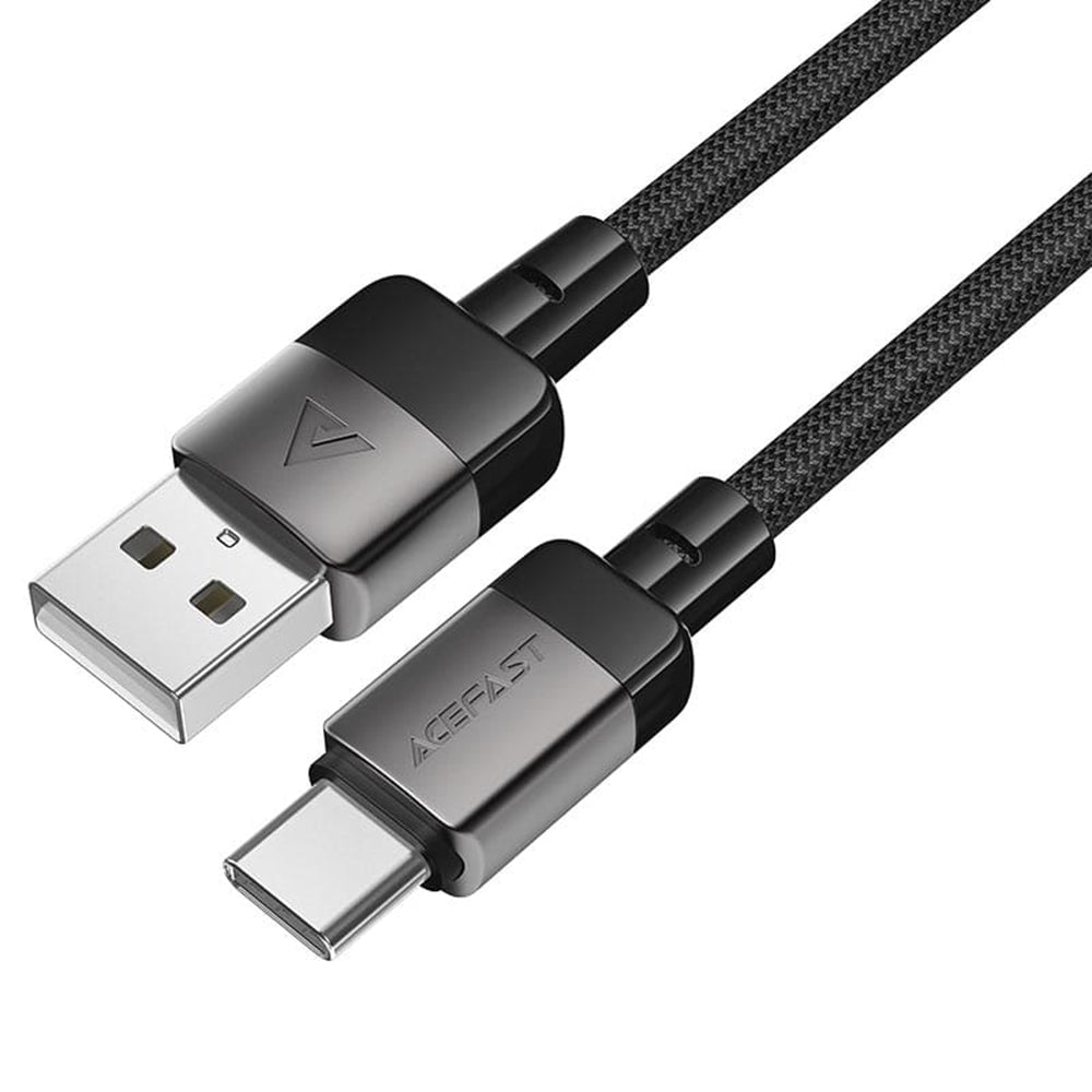 Καλώδιο Δεδομένων και Φόρτισης USB-A - USB-C Acefast C9-04, 18W, 1.2m, Μαύρο