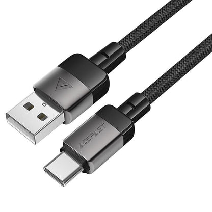 Καλώδιο Δεδομένων και Φόρτισης USB-A - USB-C Acefast C9-04, 18W, 1.2m, Μαύρο