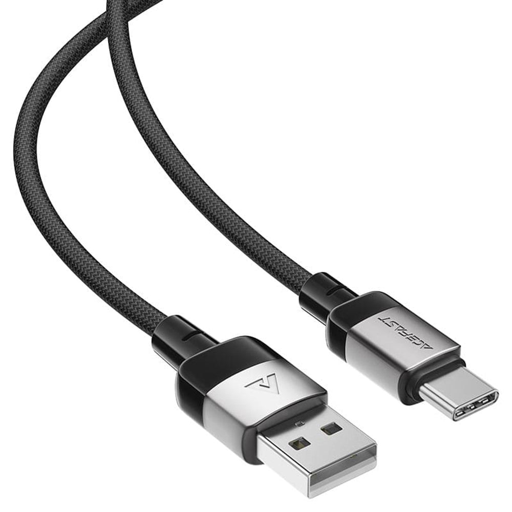 Καλώδιο Δεδομένων και Φόρτισης USB-A - USB-C Acefast C9-04, 18W, 1.2m, Μαύρο