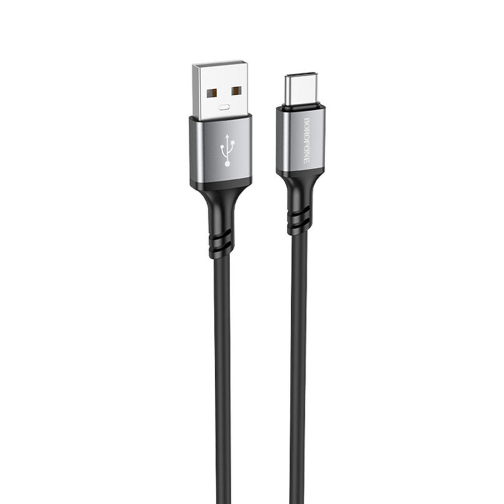 Καλώδιο Δεδομένων και Φόρτισης USB-A - USB-C Borofone BX83, 18W, 1m, Μαύρο