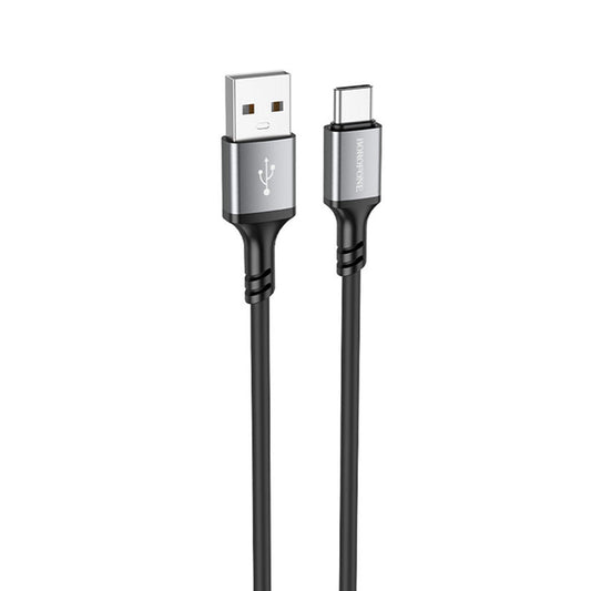 Καλώδιο Δεδομένων και Φόρτισης USB-A - USB-C Borofone BX83, 18W, 1m, Μαύρο
