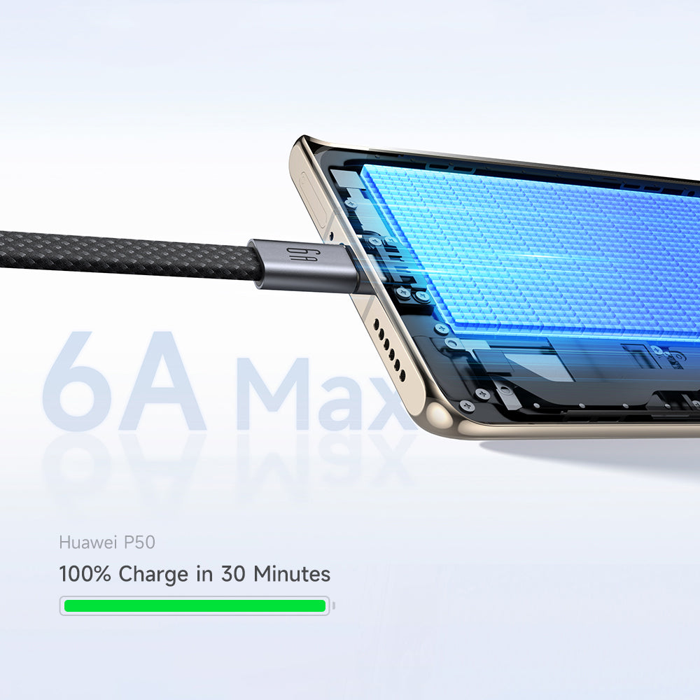 USB-A to USB-C Data and Charging Cable McDodo CA-1200, 60W, 1m, Black