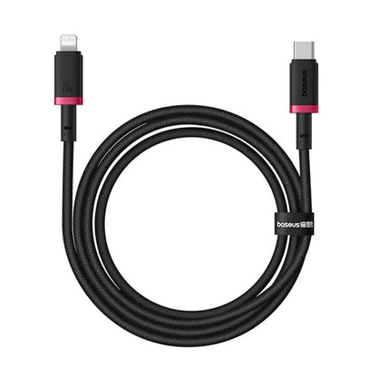 Καλώδιο Δεδομένων και Φόρτισης USB-C - Lightning Baseus Dura Series, 20W, 2m, Κόκκινο Μαύρο E0420802