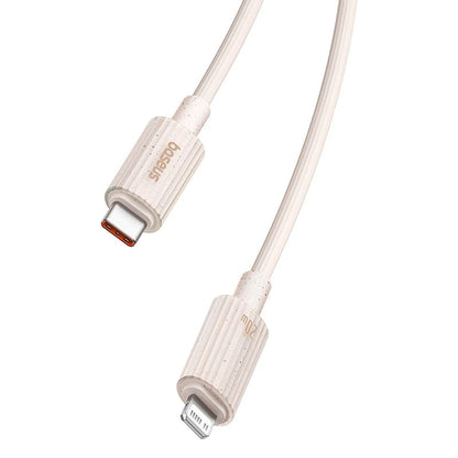 Καλώδιο Δεδομένων και Φόρτισης USB-C - Lightning Baseus Habitat, 20W, 2m, Πράσινο P10360201631-01