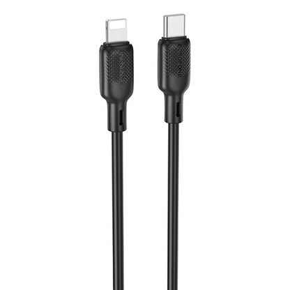 Καλώδιο Δεδομένων και Φόρτισης USB-C - Lightning Borofone BX113 Lenny, 27W, 2m, Μαύρο