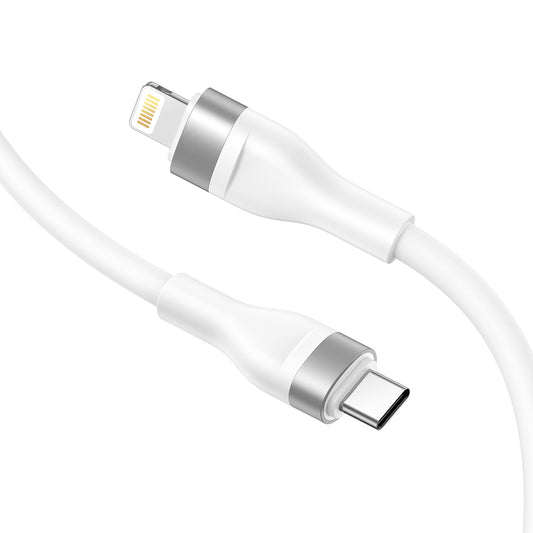 Καλώδιο Δεδομένων και Φόρτισης USB-C - Lightning Lito LD02CL, 30W, 1.2m, Λευκό
