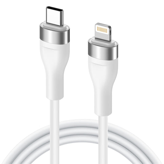 Καλώδιο Δεδομένων και Φόρτισης USB-C - Lightning Lito LD02CL, 30W, 1.2m, Λευκό