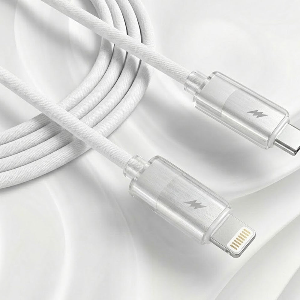 Καλώδιο Δεδομένων και Φόρτισης USB-C - Lightning Lito LD07, 27W, 1m, Λευκό