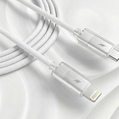 Καλώδιο Δεδομένων και Φόρτισης USB-C - Lightning Lito LD07, 27W, 1m, Λευκό