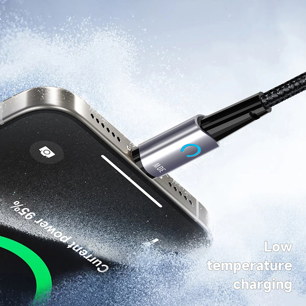 USB-C to Lightning Data and Charging Cable Lito LD10CL, 30W, 1m, Black