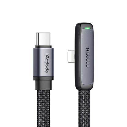USB-C to Lightning McDodo CA-3350 Angled Data and Charging Cable, 36W, 1.2m, Black