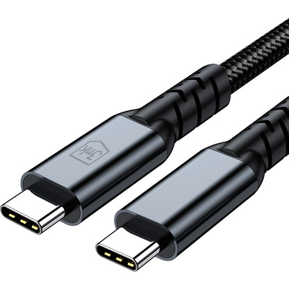 Καλώδιο Δεδομένων και Φόρτισης USB-C - USB-C 3MK Hyper Thunderbolt 4, 240W, 1m, Μαύρο