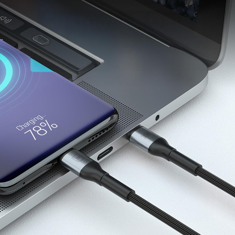 USB-C Data and Charging Cable - USB-C 3MK Hyper N Thunderbolt 4, 240W, 3m, Black