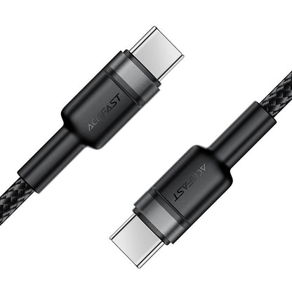 Καλώδιο Δεδομένων και Φόρτισης USB-C - USB-C Acefast C22-03, 60W, 1.2m, Μαύρο