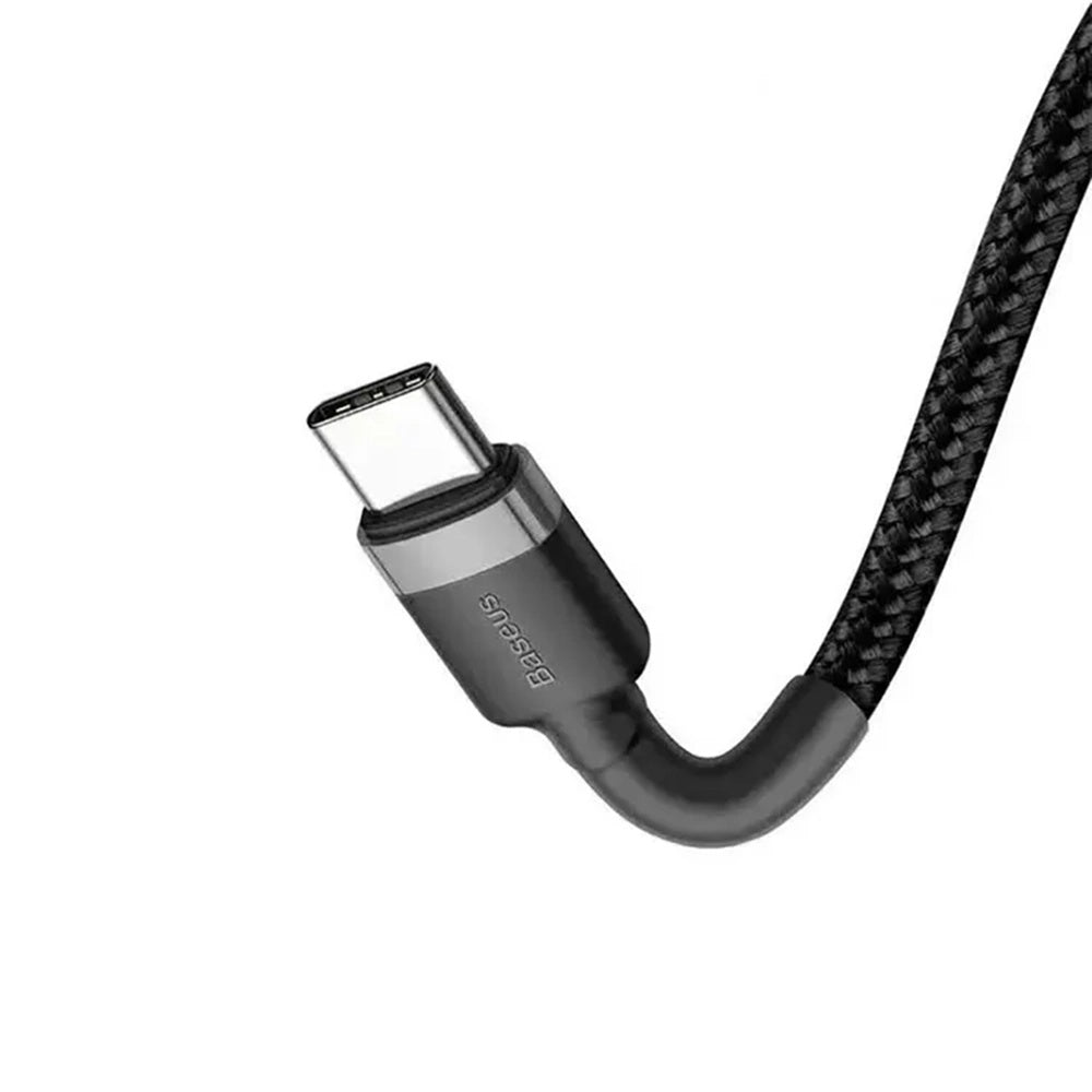 Καλώδιο Δεδομένων και Φόρτισης USB-C - USB-C Baseus Cafule, 60W, 2m, Σετ 2 τεμαχίων, Μαύρο E0418501