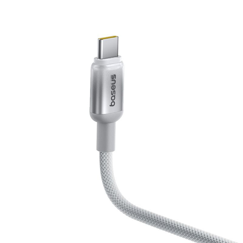 Καλώδιο Δεδομένων και Φόρτισης USB-C - USB-C Baseus Discolor, 100W, 1m, Ασημί E0420701