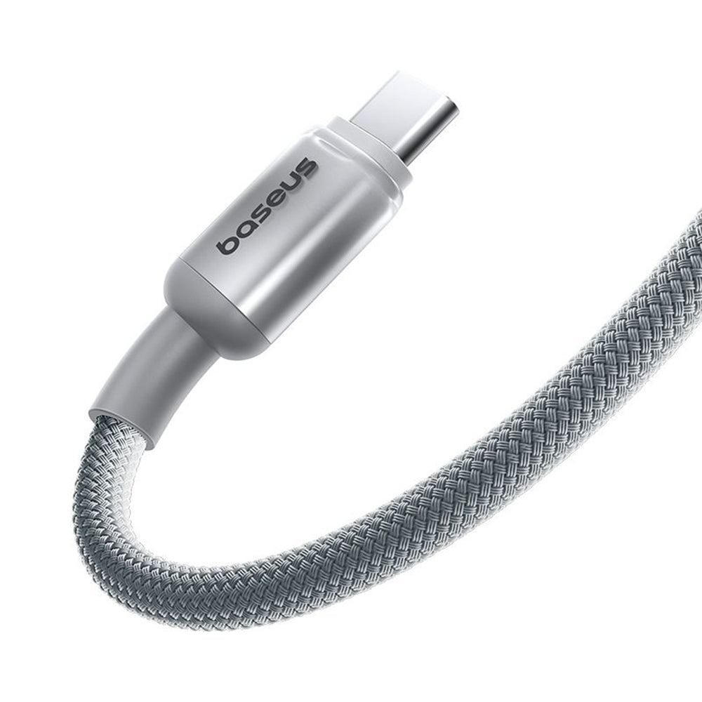 Καλώδιο Δεδομένων και Φόρτισης USB-C - USB-C Baseus Discolor, 100W, 1m, Ασημί E0420701