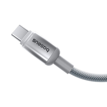 Καλώδιο Δεδομένων και Φόρτισης USB-C - USB-C Baseus Discolor, 100W, 1m, Ασημί E0420701